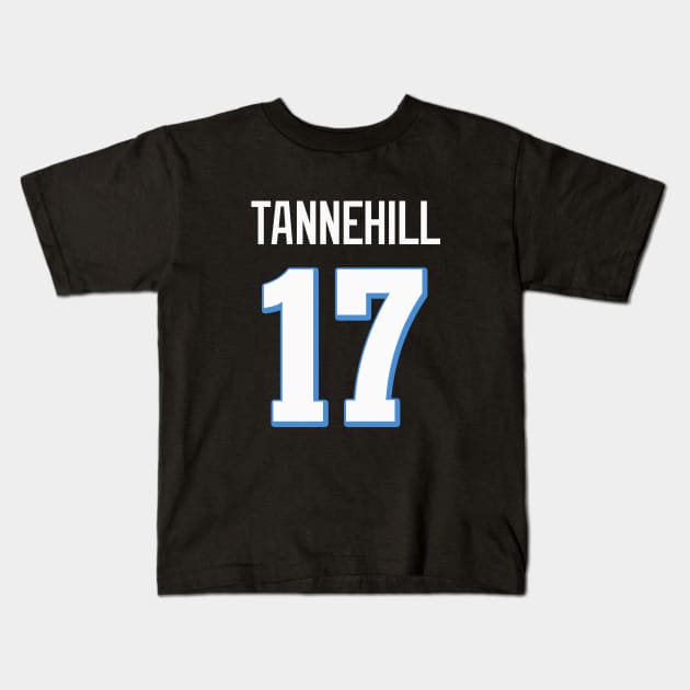 Ryan Tannehill Tennessee Vertical Kids T-Shirt by Cabello's
